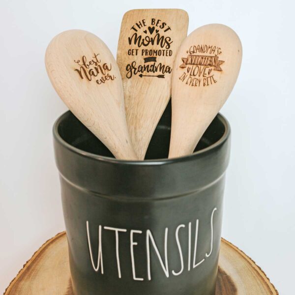 Engraved Wooden Spatula